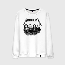 Мужской свитшот хлопок с принтом Metallica в Новосибирске, 100% хлопок |  | metalica | metallica | группа | джеймс хэтфилд | кирк хэмметт | ларс ульрих | метал | металика | металлика | миталика | музыка | роберт трухильо | рок | трэш | трэшметал | хард | хеви