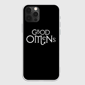 Чехол для iPhone 12 Pro с принтом GOOD OMENS | БЛАГИЕ ЗНАМЕНИЯ  в Новосибирске, силикон | область печати: задняя сторона чехла, без боковых панелей | good omens | благие знамения | терри пратчетт