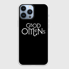 Чехол для iPhone 13 Pro Max с принтом GOOD OMENS | БЛАГИЕ ЗНАМЕНИЯ в Новосибирске,  |  | Тематика изображения на принте: good omens | благие знамения | терри пратчетт