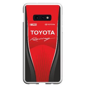 Чехол для Samsung S10E с принтом Toyota Racing в Новосибирске, Силикон | Область печати: задняя сторона чехла, без боковых панелей | racing | toyota | гонки | тоёта | тойота