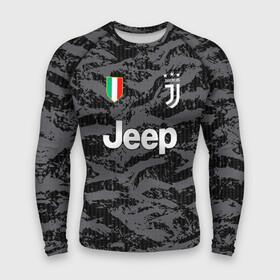 Мужской рашгард 3D с принтом Buffon away 19 20 в Новосибирске,  |  | buffon | champions | italy | juventus | league | буффон | легенда | лига | чемпионов