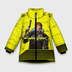 Зимняя куртка для девочек 3D с принтом CYBERPUNK 2077 в Новосибирске, ткань верха — 100% полиэстер; подклад — 100% полиэстер, утеплитель — 100% полиэстер. | длина ниже бедра, удлиненная спинка, воротник стойка и отстегивающийся капюшон. Есть боковые карманы с листочкой на кнопках, утяжки по низу изделия и внутренний карман на молнии. 

Предусмотрены светоотражающий принт на спинке, радужный светоотражающий элемент на пуллере молнии и на резинке для утяжки. | 2077 | cyber | cyberpunk | demon | glitch | keanu | logo | punk | reeves | samurai | symbol | team | trauma | глитч | демон | киану | кибер | киберпанк | клан | лого | логотип | огонь | панк | ривз | самурай | символ