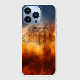 Чехол для iPhone 13 Pro с принтом Good Omens в Новосибирске,  |  | good | omens | sheen | tennant | азирафель | ангел | благие знамения | демон | кроули | падший | теннант | шин