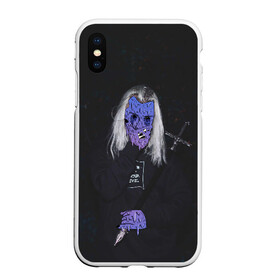 Чехол для iPhone XS Max матовый с принтом Ghostemane в Новосибирске, Силикон | Область печати: задняя сторона чехла, без боковых панелей | ghostemane | гоустмэйн