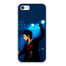 Чехол для iPhone 5/5S матовый с принтом The Cranberries в Новосибирске, Силикон | Область печати: задняя сторона чехла, без боковых панелей | alternative | cranbarries | cranberies | cranberis | cranberries | crenberies | crenberries | dolores oriordan | post rock | soft rock | долорес ориордан | кренберис | пост рок | рок | хеви