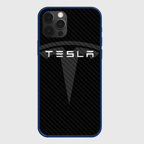 Чехол для iPhone 12 Pro с принтом TESLA (1) в Новосибирске, силикон | область печати: задняя сторона чехла, без боковых панелей | elon | elon musk | musk | space | tesla | автолюбитель | автомобиль | илон маск | тесла