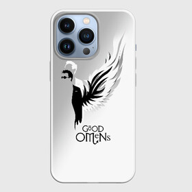 Чехол для iPhone 13 Pro с принтом Good Omens в Новосибирске,  |  | good | omens | sheen | tennant | азирафель | ангел | благие знамения | демон | кроули | падший | теннант | шин