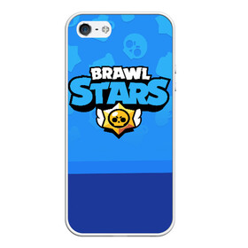 Чехол для iPhone 5/5S матовый с принтом Brawl Stars в Новосибирске, Силикон | Область печати: задняя сторона чехла, без боковых панелей | brawl | bs | fails | leon | stars | supercell | tick | бой | босс | бравл | броубол | бс | герои | драка | звезд | осада | сейф | старс | цель