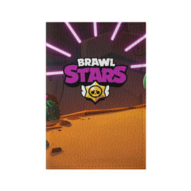 Обложка для паспорта матовая кожа с принтом Brawl Stars в Новосибирске, натуральная матовая кожа | размер 19,3 х 13,7 см; прозрачные пластиковые крепления | Тематика изображения на принте: brawl | bs | fails | leon | stars | supercell | tick | бой | босс | бравл | броубол | бс | герои | драка | звезд | осада | сейф | старс | цель