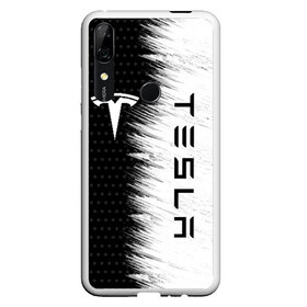 Чехол для Honor P Smart Z с принтом TESLA (2) в Новосибирске, Силикон | Область печати: задняя сторона чехла, без боковых панелей | elon | elon musk | musk | space | tesla | автолюбитель | автомобиль | илон маск | тесла