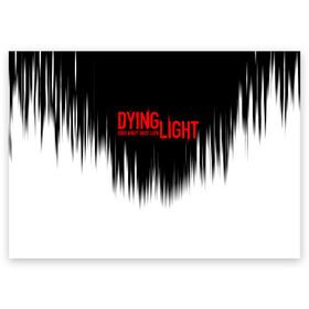 Поздравительная открытка с принтом DYING LIGHT в Новосибирске, 100% бумага | плотность бумаги 280 г/м2, матовая, на обратной стороне линовка и место для марки
 | dying light | dying light 2 | даинг лайт