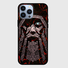 Чехол для iPhone 13 Pro Max с принтом Odinn в Новосибирске,  |  | good | viking | vikings | бог | викинг | викинги | кельтское | один | плетение | скандинавы | славяне | язычник