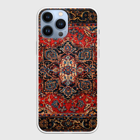 Чехол для iPhone 13 Pro Max с принтом из России с любовью в Новосибирске,  |  | абстракция | антибренд | деревня | ковер | орнамент | палас | россия | село | стиль