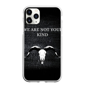 Чехол для iPhone 11 Pro Max матовый с принтом WE ARE NOT YOUR KIND в Новосибирске, Силикон |  | metal | nu metal | slipknot | we are not your kind | метал | металл | ню метал | слипкнот