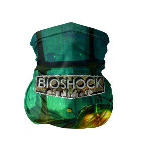 Бандана-труба 3D с принтом BIOSHOCK в Новосибирске, 100% полиэстер, ткань с особыми свойствами — Activecool | плотность 150‒180 г/м2; хорошо тянется, но сохраняет форму | bioshock | bioshock infinite | биошок | букер | элизабет