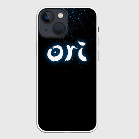 Чехол для iPhone 13 mini с принтом ORI в Новосибирске,  |  | blind | forest | game | games | gumo | kuro | naru | nibel | ori | owl | will | wisps | воля | гумо | игра | игры | куро | лес | нару | нибель | огней | ори | платформер | слепой | совенок