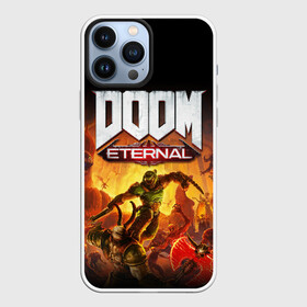 Чехол для iPhone 13 Pro Max с принтом DOOM Eternal в Новосибирске,  |  | 2019 | bethesda | demon | doom | eternal | ethernal | game | games | logo | monster | runes | демон | дум | дуум | етернал | игра | игры | какодемон | кровь | лого | логотип | монстр | монстры | руны | символ | этернал