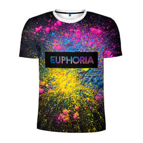 Мужская футболка 3D спортивная с принтом сериал Euphoria в Новосибирске, 100% полиэстер с улучшенными характеристиками | приталенный силуэт, круглая горловина, широкие плечи, сужается к линии бедра | Тематика изображения на принте: zendaya | зендея | ру беннетт | сериал euphoria | эйфория
