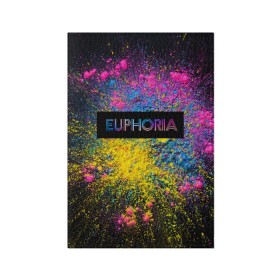 Обложка для паспорта матовая кожа с принтом сериал Euphoria в Новосибирске, натуральная матовая кожа | размер 19,3 х 13,7 см; прозрачные пластиковые крепления | Тематика изображения на принте: zendaya | зендея | ру беннетт | сериал euphoria | эйфория