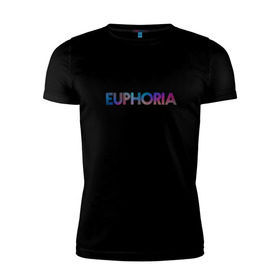 Мужская футболка премиум с принтом сериал Euphoria в Новосибирске, 92% хлопок, 8% лайкра | приталенный силуэт, круглый вырез ворота, длина до линии бедра, короткий рукав | Тематика изображения на принте: zendaya | зендея | ру беннетт | сериал euphoria | эйфория