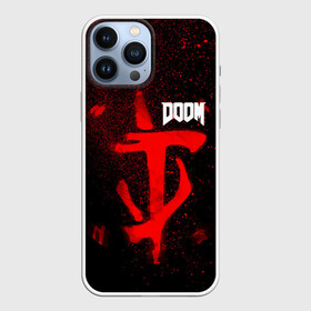 Чехол для iPhone 13 Pro Max с принтом DOOM в Новосибирске,  |  | 2019 | bethesda | demon | doom | eternal | ethernal | game | games | logo | monster | runes | демон | дум | дуум | етернал | игра | игры | какодемон | кровь | лого | логотип | монстр | монстры | руны | символ | этернал