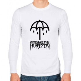 Мужской лонгслив хлопок с принтом BRING ME THE HORIZON в Новосибирске, 100% хлопок |  | bmth | bring me the horizon