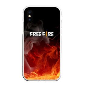 Чехол для iPhone XS Max матовый с принтом GARENA FREE FIRE в Новосибирске, Силикон | Область печати: задняя сторона чехла, без боковых панелей | Тематика изображения на принте: free fire | garena free fire | гарена 3 | гарена фри | гарена фри фаер | гарено. | игра garena