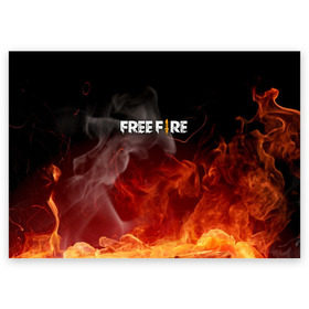 Поздравительная открытка с принтом GARENA FREE FIRE в Новосибирске, 100% бумага | плотность бумаги 280 г/м2, матовая, на обратной стороне линовка и место для марки
 | free fire | garena free fire | гарена 3 | гарена фри | гарена фри фаер | гарено. | игра garena