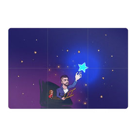 Магнитный плакат 3Х2 с принтом JONY Звезда в Новосибирске, Полимерный материал с магнитным слоем | 6 деталей размером 9*9 см | jony | звезда | лали | певец | тыменяпленила | янея