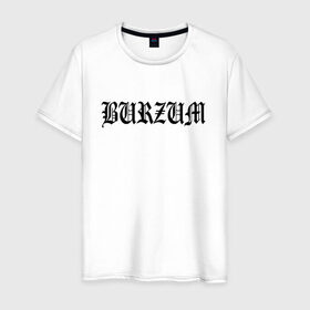 Мужская футболка хлопок с принтом Burzum в Новосибирске, 100% хлопок | прямой крой, круглый вырез горловины, длина до линии бедер, слегка спущенное плечо. | burzum | ghotic | варг викернес | мрак | тьма