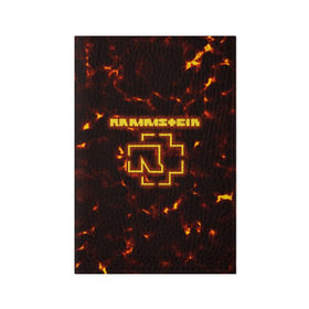 Обложка для паспорта матовая кожа с принтом Rammstein Feuer в Новосибирске, натуральная матовая кожа | размер 19,3 х 13,7 см; прозрачные пластиковые крепления | amerika | art | du hast | germany | logo | mutter | rammstein | rock | till lindemann | арт | германия | группа | логотип | музыка | немецкая группа | немцы | песня | раммштайн | рамштайн | рок