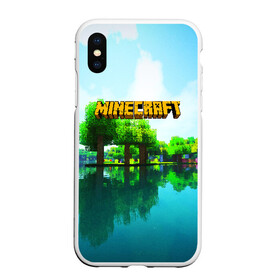 Чехол для iPhone XS Max матовый с принтом MINECRAFT в Новосибирске, Силикон | Область печати: задняя сторона чехла, без боковых панелей | craft | creeper | dungeon | dungeons | earth | game | logo | mine | minecraft | mobile | online | дунгеонс | земля | зомбиы | игра | крипер | лого | майкрафт | майнкрафт | мобайл | онлайн | подземелье | подземелья