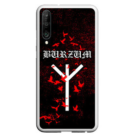 Чехол для Honor P30 с принтом Burzum Algiz Rune в Новосибирске, Силикон | Область печати: задняя сторона чехла, без боковых панелей | algiz | art | burz | burzum | horror | logo | merch | music | rune | альгиз | арт | бурз | бурзум | варг викернес | группа | логотип | мерч | метал | мистика | музыка | надпись | норвегия | норвежская группа | норги | руна | толкиен