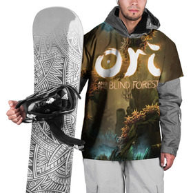 Накидка на куртку 3D с принтом Ori and the Blind Forest в Новосибирске, 100% полиэстер |  | blind forest | ori | sein | белка | гумо | кошка | куро | лиса | нару | непроглядный лес | ори | платформер | птенец | сейн | сова