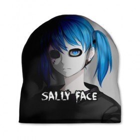 Шапка 3D с принтом Sally face в Новосибирске, 100% полиэстер | универсальный размер, печать по всей поверхности изделия | sally face | маска | сали | салли | салли кромсалли | фейс | фишер