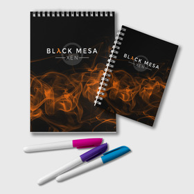 Блокнот с принтом HALF-LIFE - Black Mesa XEN в Новосибирске, 100% бумага | 48 листов, плотность листов — 60 г/м2, плотность картонной обложки — 250 г/м2. Листы скреплены удобной пружинной спиралью. Цвет линий — светло-серый
 | black | counter | csgo | freeman | gordon | half | half life | halflife | lambda | life | logo | mesa | portal | strike | xen | гордон | контр | лайф | лого | портал | символ | страйк | фримен | халф | халф лайф | халфлайф