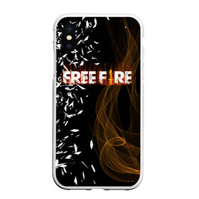 Чехол для iPhone XS Max матовый с принтом FREE FIRE в Новосибирске, Силикон | Область печати: задняя сторона чехла, без боковых панелей | Тематика изображения на принте: free fire | free fire pc | game | garena | mobile game | royale | trsffb | битва онлайн | гарена | игра | огонь | свободный огонь | фри фаер