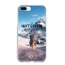 Чехол для iPhone 7Plus/8 Plus матовый с принтом THE WITCHER 3WILD HUNT в Новосибирске, Силикон | Область печати: задняя сторона чехла, без боковых панелей | cd projekt red | ciri | game | geralt | geralt of rivia | gwynbleidd | the witcher | the witcher 3: wild hunt | ведьмак | ведьмак 3: дикая охота | геральт | геральт из ривии | цири | цирилла