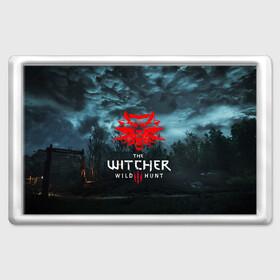 Магнит 45*70 с принтом THE WITCHER 3:WILD HUNT в Новосибирске, Пластик | Размер: 78*52 мм; Размер печати: 70*45 | cd projekt red | ciri | game | geralt | geralt of rivia | gwynbleidd | the witcher | the witcher 3: wild hunt | ведьмак | ведьмак 3: дикая охота | геральт | геральт из ривии | цири | цирилла