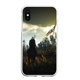 Чехол для iPhone XS Max матовый с принтом THE WITCHER 3 в Новосибирске, Силикон | Область печати: задняя сторона чехла, без боковых панелей | cd projekt red | ciri | game | geralt | geralt of rivia | gwynbleidd | the witcher | the witcher 3: wild hunt | ведьмак | ведьмак 3: дикая охота | геральт | геральт из ривии | цири | цирилла