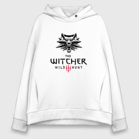 Женское худи Oversize хлопок с принтом THE WITCHER 3WILD HUNT в Новосибирске, френч-терри — 70% хлопок, 30% полиэстер. Мягкий теплый начес внутри —100% хлопок | боковые карманы, эластичные манжеты и нижняя кромка, капюшон на магнитной кнопке | Тематика изображения на принте: cd projekt red | ciri | game | geralt | geralt of rivia | gwynbleidd | the witcher | the witcher 3: wild hunt | ведьмак | ведьмак 3: дикая охота | геральт | геральт из ривии | цири | цирилла