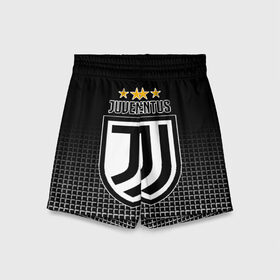 Детские спортивные шорты 3D с принтом JUVENTUS в Новосибирске,  100% полиэстер
 | пояс оформлен широкой мягкой резинкой, ткань тянется
 | cr7 | juve | juventus | ronaldo | роналдо | ювентус