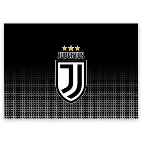 Поздравительная открытка с принтом JUVENTUS в Новосибирске, 100% бумага | плотность бумаги 280 г/м2, матовая, на обратной стороне линовка и место для марки
 | cr7 | juve | juventus | ronaldo | роналдо | ювентус