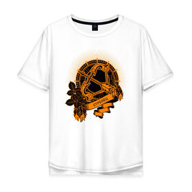 Мужская футболка хлопок Oversize с принтом Стрелец в Новосибирске, 100% хлопок | свободный крой, круглый ворот, “спинка” длиннее передней части | Тематика изображения на принте: астрология | гороскоп | знак | зодиак | стрелец