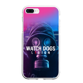 Чехол для iPhone 7Plus/8 Plus матовый с принтом WATCH DOGS LEGION в Новосибирске, Силикон | Область печати: задняя сторона чехла, без боковых панелей | ded sec | fox | hacker | legion | watch dogs | watch dogs 2 | watch dogs legion | легион | хакер
