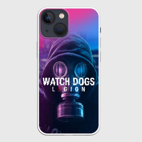 Чехол для iPhone 13 mini с принтом WATCH DOGS LEGION в Новосибирске,  |  | ded sec | fox | hacker | legion | watch dogs | watch dogs 2 | watch dogs legion | легион | хакер