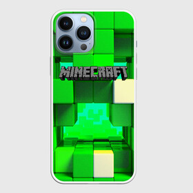 Чехол для iPhone 13 Pro Max с принтом MINECRAFT в Новосибирске,  |  | Тематика изображения на принте: craft | creeper | dungeon | dungeons | earth | game | logo | mine | minecraft | mobile | online | дунгеонс | земля | зомби | игра | крипер | лого | майкрафт | майнкрафт | мобайл | онлайн | подземелье | подземелья