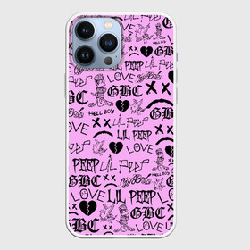 Чехол для iPhone 13 Pro Max с принтом LIL PEEP LOGOBOMBING в Новосибирске,  |  | awful things | hell boy | lil peep | lil prince | клауд | клауд рэп | лил пип | пееп. | пост эмо | реп | репер | рэп | рэпер | трэп | хип хоп | эмо трэп