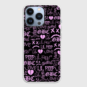 Чехол для iPhone 13 Pro с принтом LIL PEEP LOGOBOMBING в Новосибирске,  |  | awful things | hell boy | lil peep | lil prince | клауд | клауд рэп | лил пип | пееп. | пост эмо | реп | репер | рэп | рэпер | трэп | хип хоп | эмо трэп