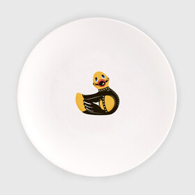 Тарелка с принтом Уточка bdsm в Новосибирске, фарфор | диаметр - 210 мм
диаметр для нанесения принта - 120 мм | Тематика изображения на принте: кляп | кожа | латекс | птица | утка | уточка